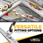 6' Heavy Duty L-Track - Airline-Style Kit | 6351-T6 Aluminum