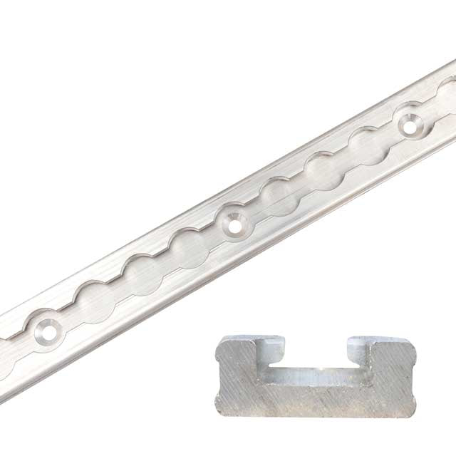 6' Heavy Duty L-Track - Airline-Style | 6351-T6 Aluminum