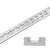 6' Heavy Duty L-Track - Airline-Style | 6351-T6 Anodized Aluminum