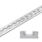 6' Heavy Duty L-Track - Airline-Style | 6351-T6 Anodized Aluminum