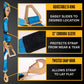 2" x  8' Blue Auto Tie Down Ratchet Strap 10,000 lbs w/ Axle Strap