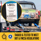 2" x  8' Blue Auto Tie Down Ratchet Strap 10,000 lbs w/ Axle Strap