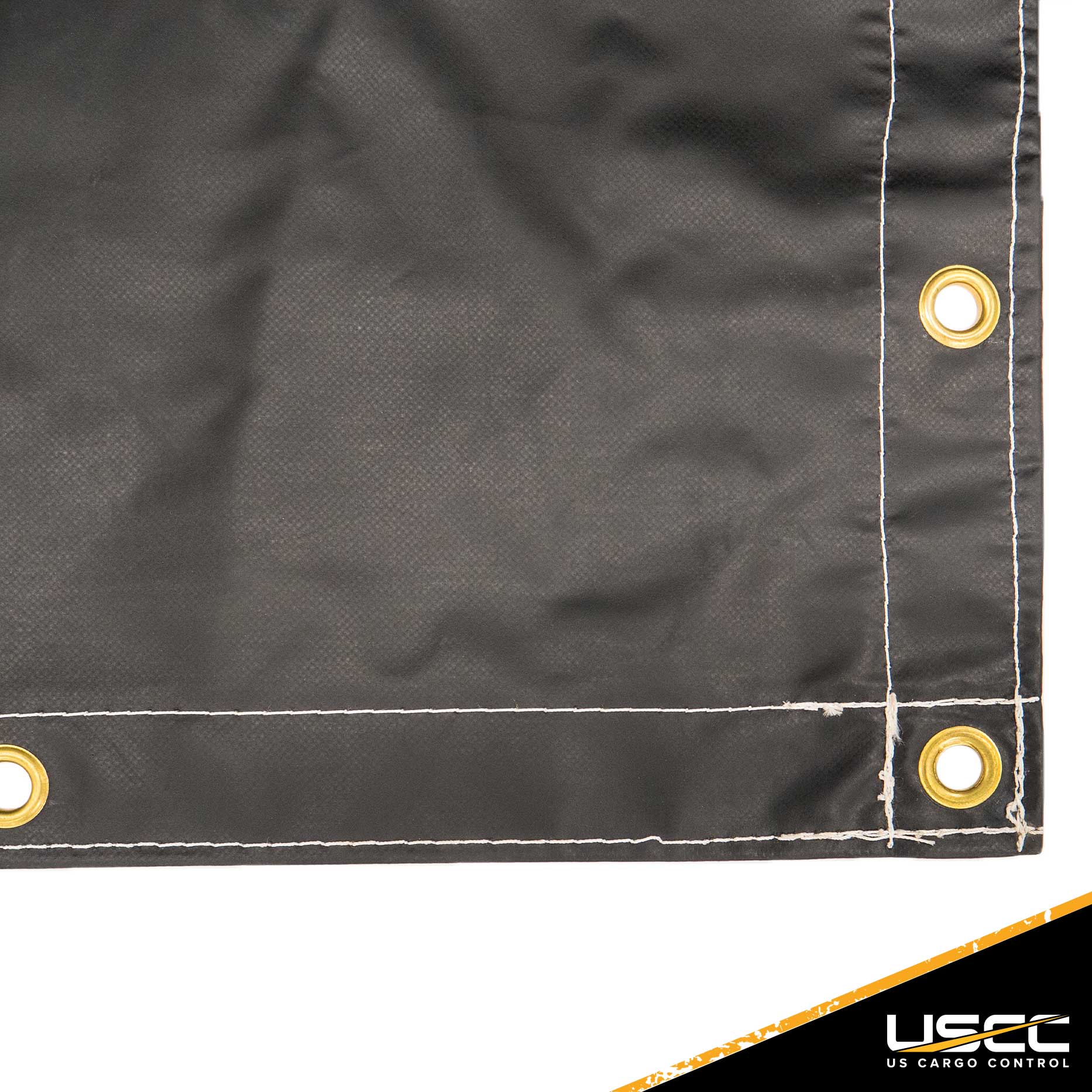 Heavy Duty Coil Tarp 6 footx6 footx6 foot 18 oz Black Tarp image 7 of 8