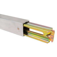 93" - 103" Aluminum E-Track Load Bar with Flat Latch Release - 3,000 lb Capacity