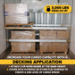 93" - 103" Aluminum E-Track Load Bar with Flat Latch Release - 3,000 lb Capacity | 4-Pack