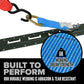 Heavy Duty 9-1/2" E-Track Rope Tie-Off - Blue | 6,000 lbs. BS