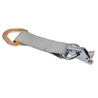Heavy Duty 9-1/2" E-Track Rope Tie-Off - Gray | 6,000 lbs. BS
