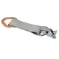  6" gray heavy-duty e track tie-off strap