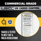 Heavy Duty 9-1/2" E-Track Rope Tie-Off - Gray | 6,000 lbs. BS