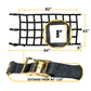 42" x  82" Heavy Duty Cargo Net with Ratchets & E-Track Fittings