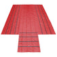 24' x 28' Heavy Duty Lumber Tarp | 8' Drop & Flap - 18 oz. Red Tarp