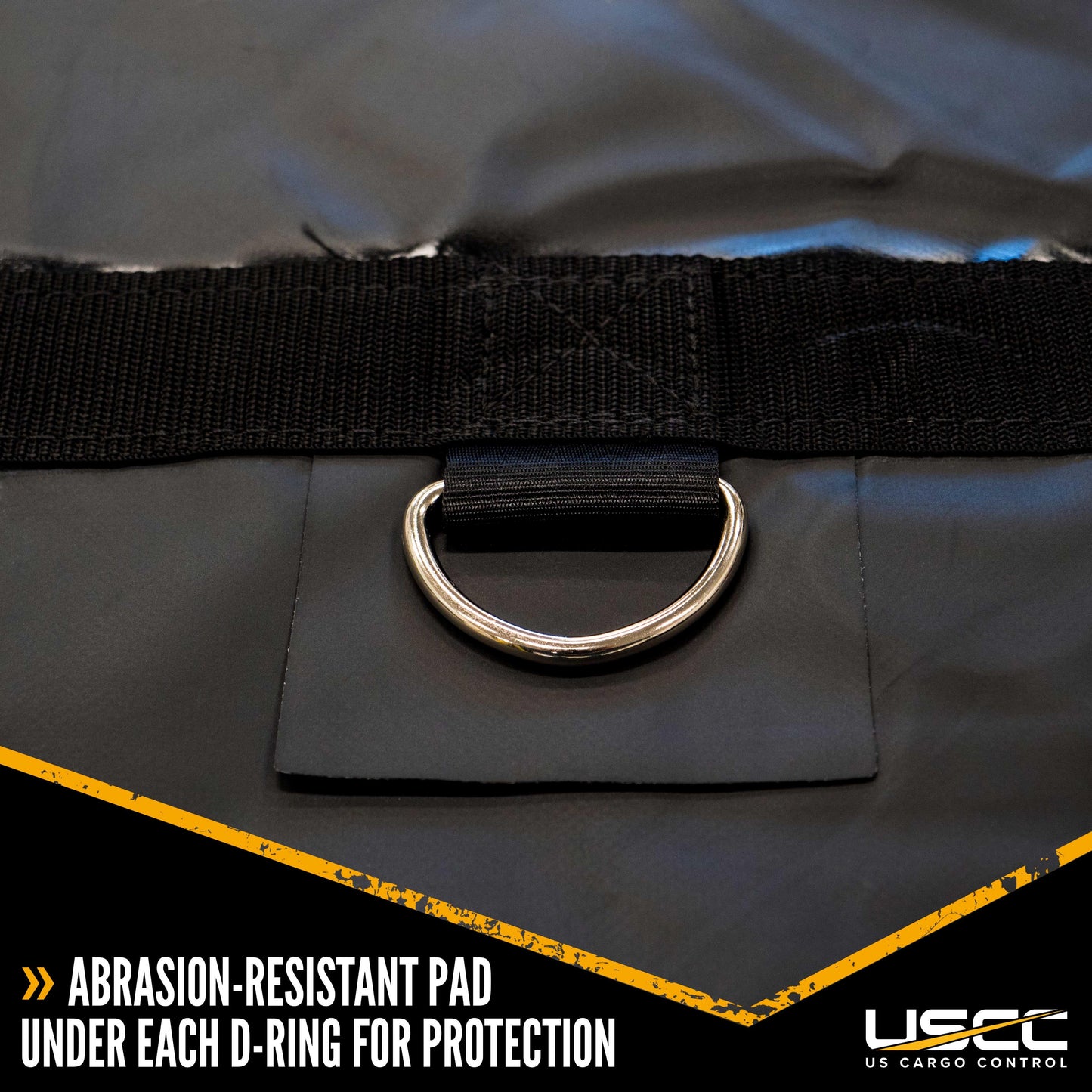 Heavy Duty Nose Tarp - 9.666' x 10.75' - 18 oz. Black Tarp