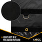 Heavy Duty Smoke Tarp - 10' x 12' - 18 oz. Black Tarp