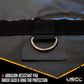 Heavy Duty Smoke Tarp - 10' x 12' - 18 oz. Black Tarp