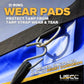 16' x 27' Heavy Duty Steel Tarp | 4' Drop - 18 oz. Blue Tarp