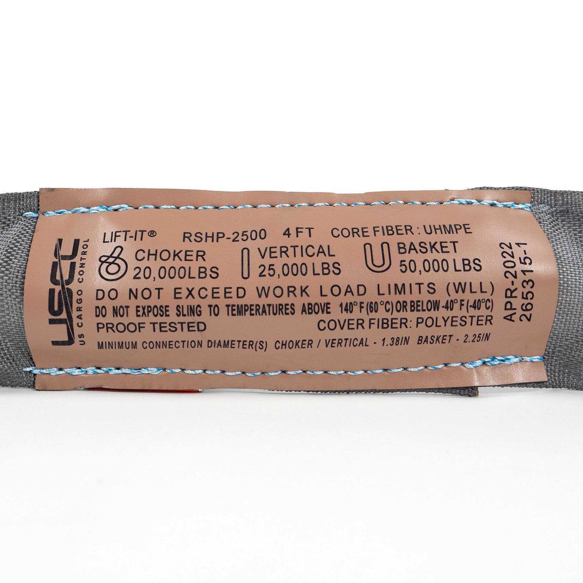 12' x 3" High Performance Roundsling | Vertical Cap: 25,000 lbs.