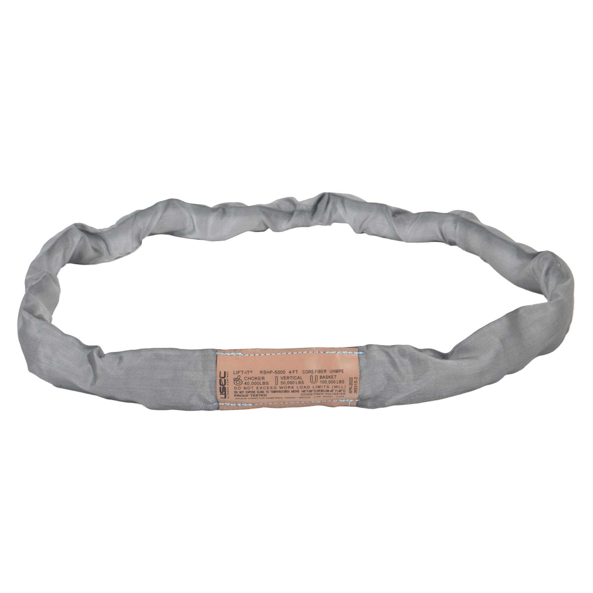 18' x 4" High Performance Roundsling | Vertical Cap: 70,000 lbs.