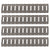 Dark Gray 2' Horizontal E-Track | Painted | 4-Pack