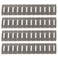Dark Gray 2' Horizontal E-Track | Painted | 4-Pack