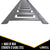Dark Gray 2' Horizontal E-Track | Painted | 4-Pack
