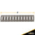 Dark Gray 2' Horizontal E-Track | Painted | 4-Pack