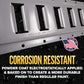 8' Horizontal E-Track Gray Painted | 4-Pack
