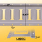 8' Horizontal E-Track Gray Painted | 100-Pack (Pallet)
