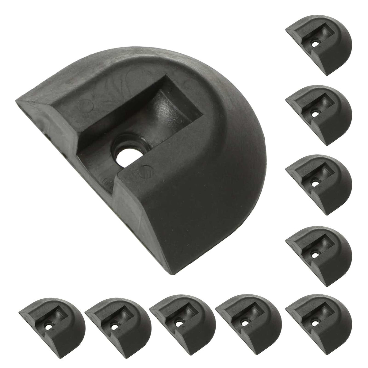 End Cap for Angled L-Track | 10-Pack