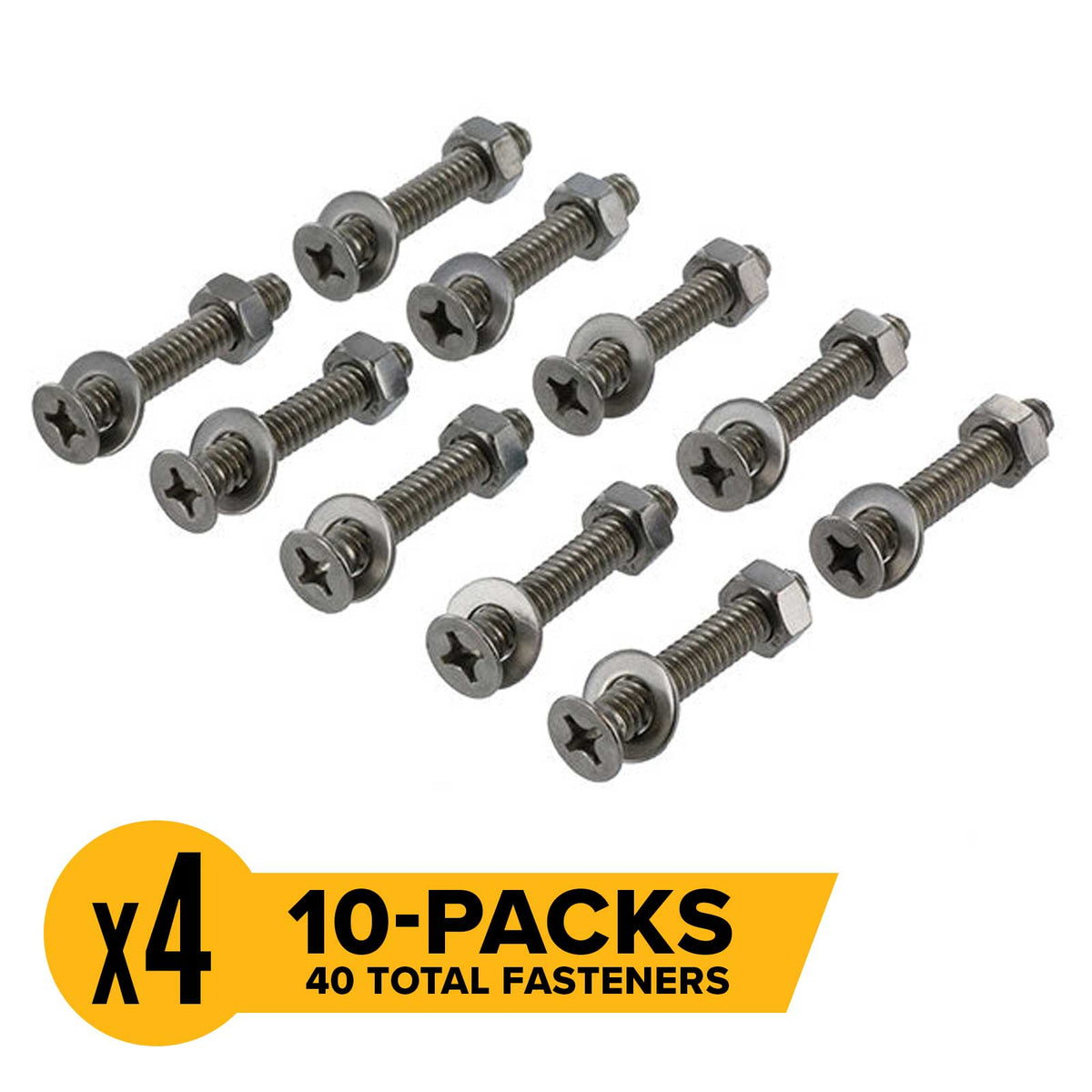 4' L Track Tie Down System Kit | Black Aluminum L-Track | 2-Pack