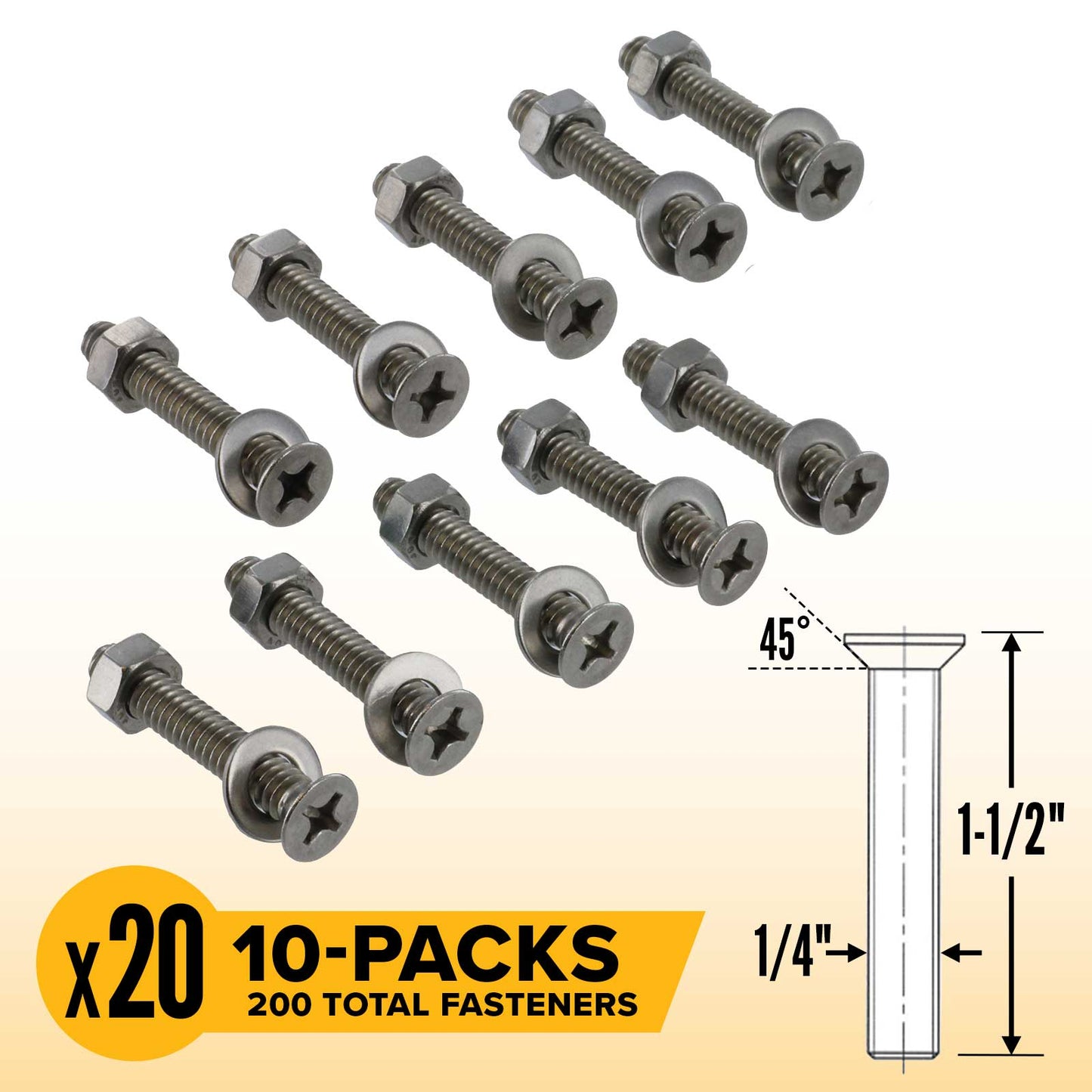 48" Aluminum L-Track Kit | Black Anodized Finish | 20-Pack