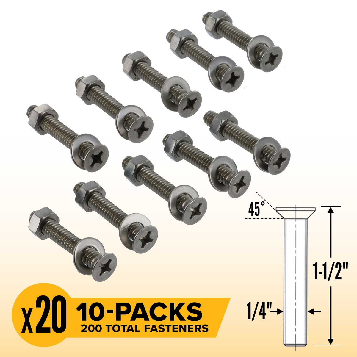 48" Aluminum L-Track Kit | 20-Pack