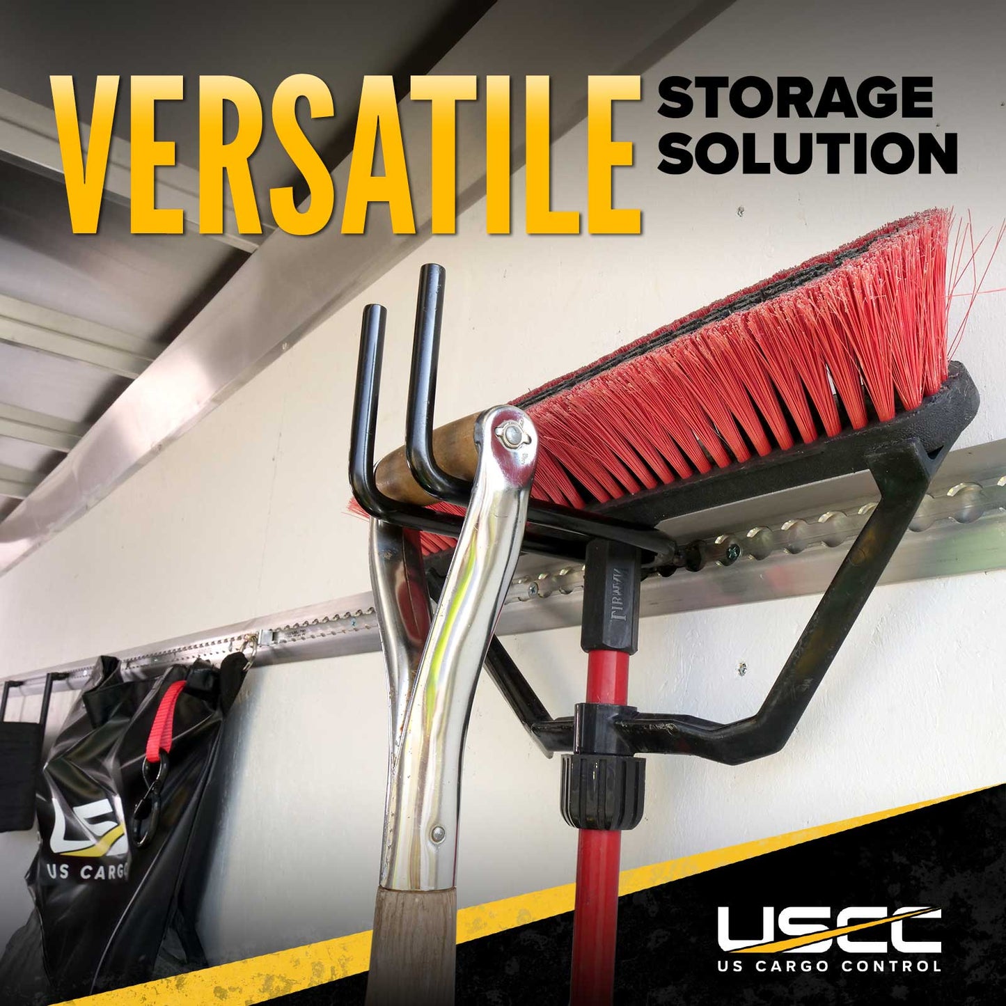 L-Track Hook for Tools | Dual Arm Flat Hook
