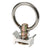 Single Stud L-Track Fitting with Stainless Steel Round Ring | 4,000 lbs. BS