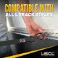 Single Stud L-Track Fitting with Stainless Steel Round Ring | 4,000 lbs. BS | 10-Pack