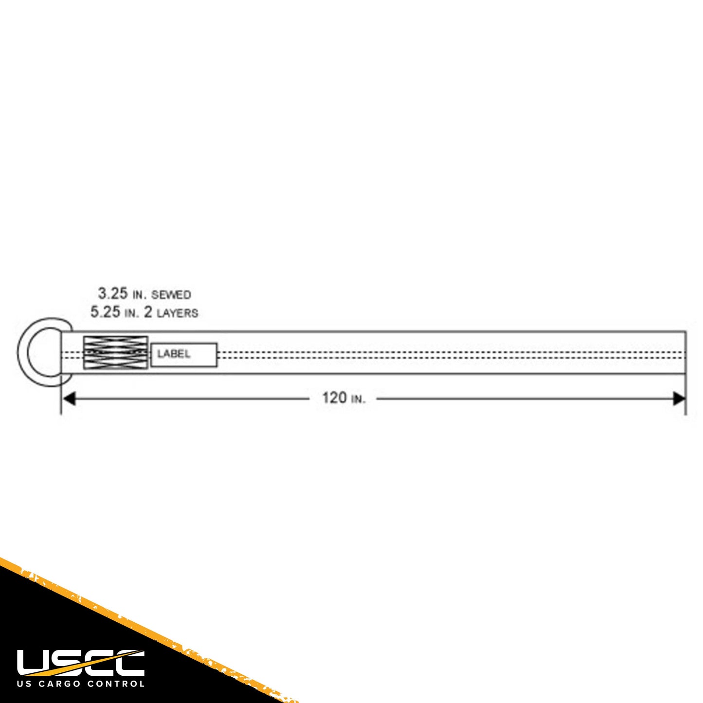 Lasso Strap 2" x 10' with O Ring
