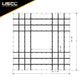 Lightweight Machinery Tarp - 24' x 24' - 14 Oz. Black Tarp