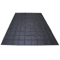 24' x 18' Lightweight Steel Tarp | 8' Drop - 14 oz. Black Tarp