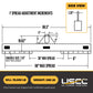 Low Headroom Adjustable Lifting Beam | 15,000 lb. Capacity | 3' to 5' Spread