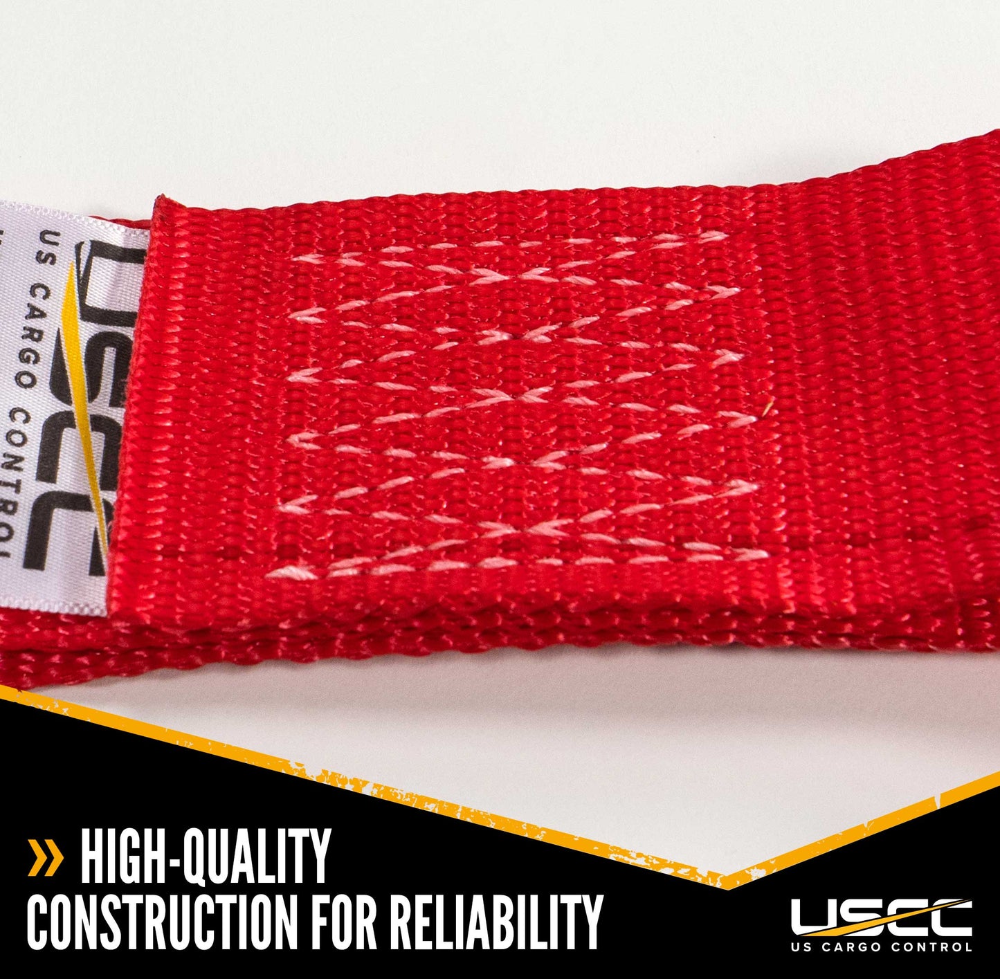 Motorcycle Cam Buckle Strap 2" x 8' with S-Hooks