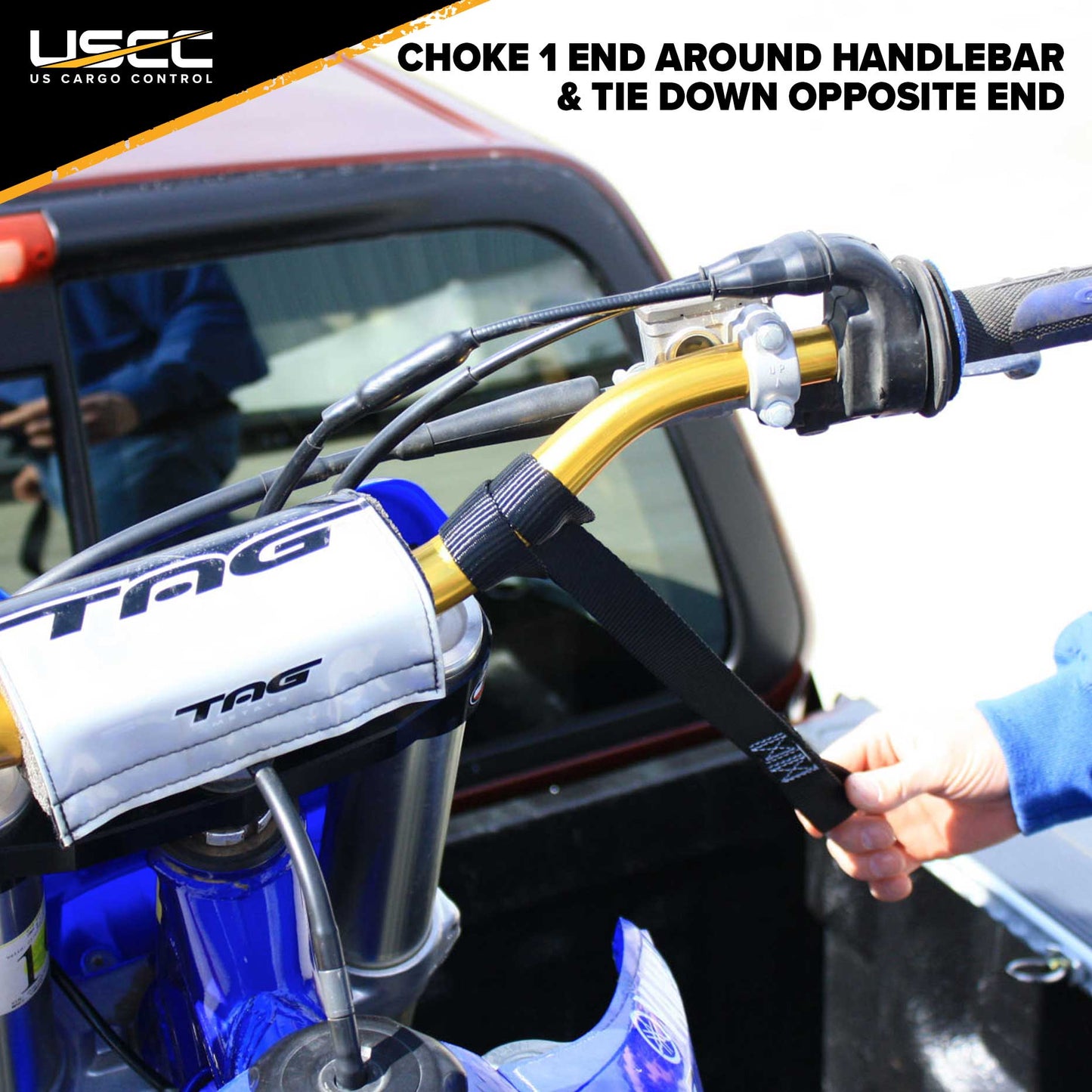 8' Double Motorcycle L-Track Tie Down System Kit | Aluminum L-Track