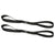 Motorcycle Handle Bar Strap (Pair) Black