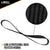Motorcycle Handle Bar Strap (Pair) Black