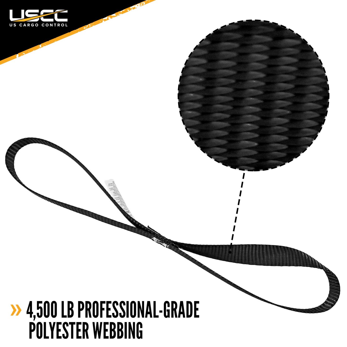 Motorcycle Handle Bar Strap (Pair) Black