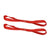 Motorcycle Handlebar Strap (Pair) Red