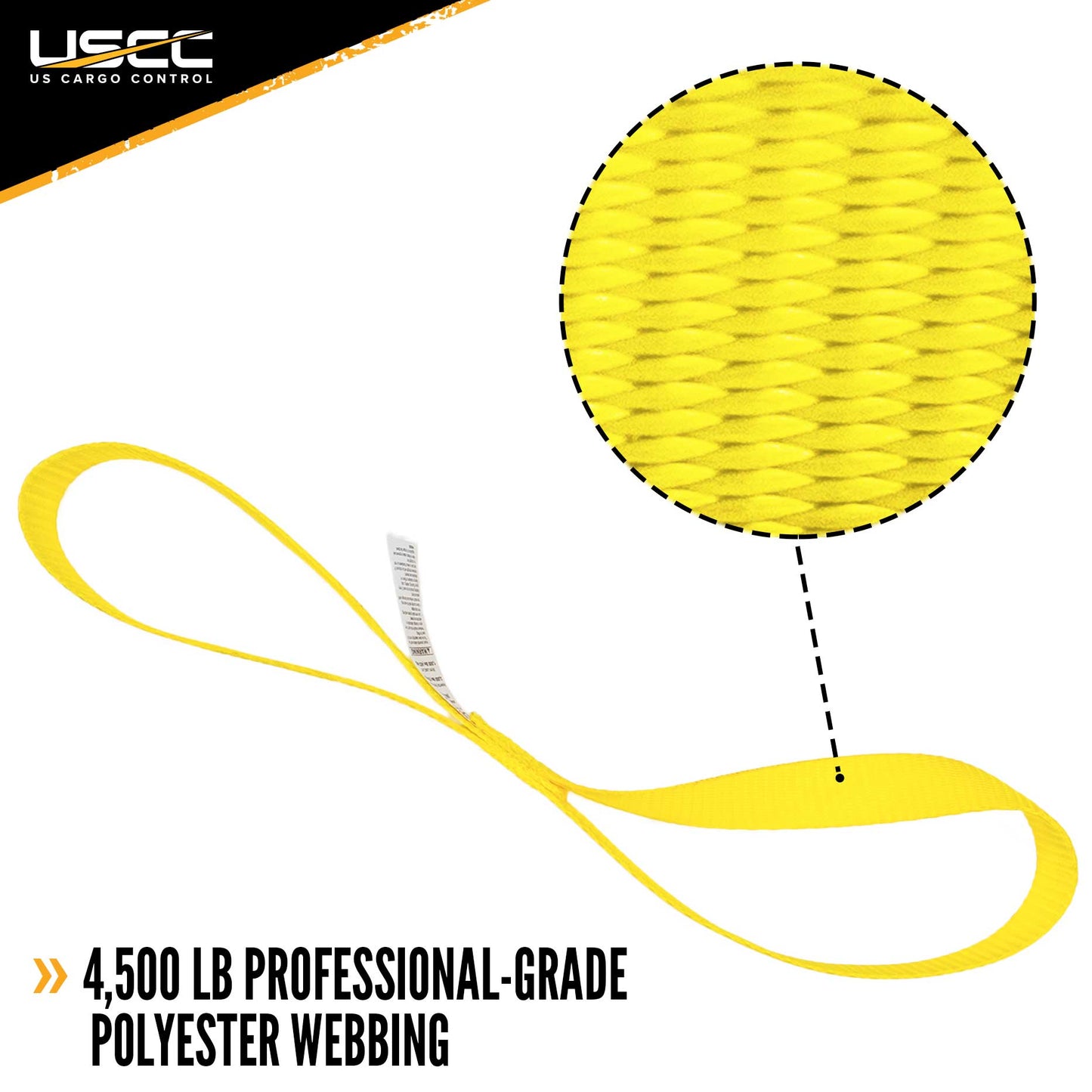 Motorcycle Handlebar Strap (Pair) Yellow