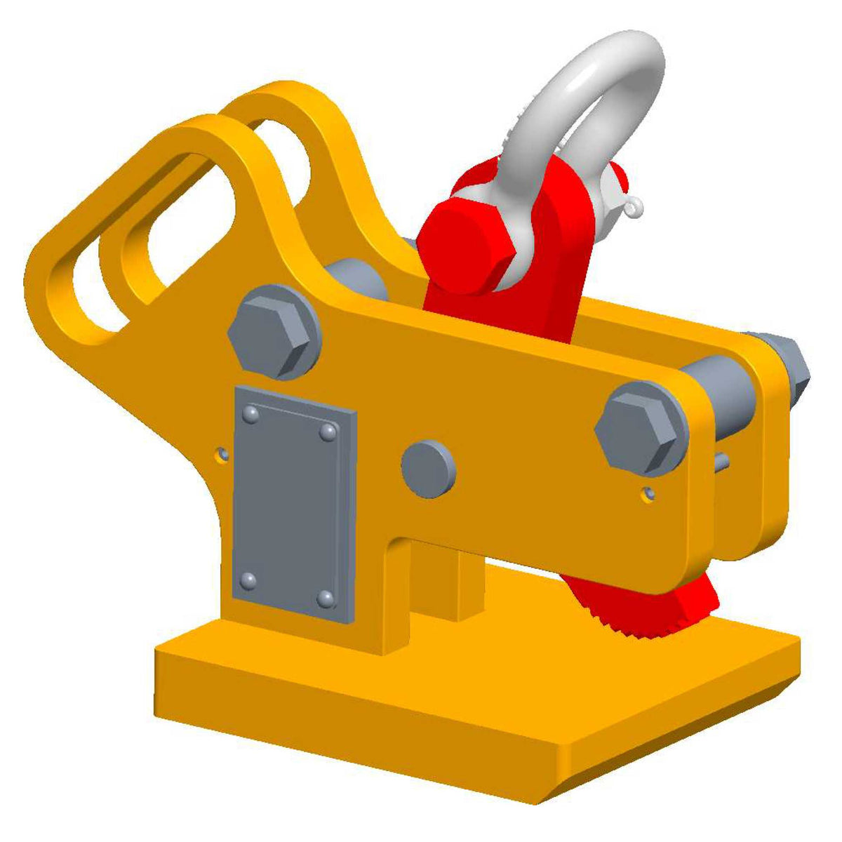 M&W 1.65 Ton Horizontal Plate Clamp | Serrated Grip - 24256