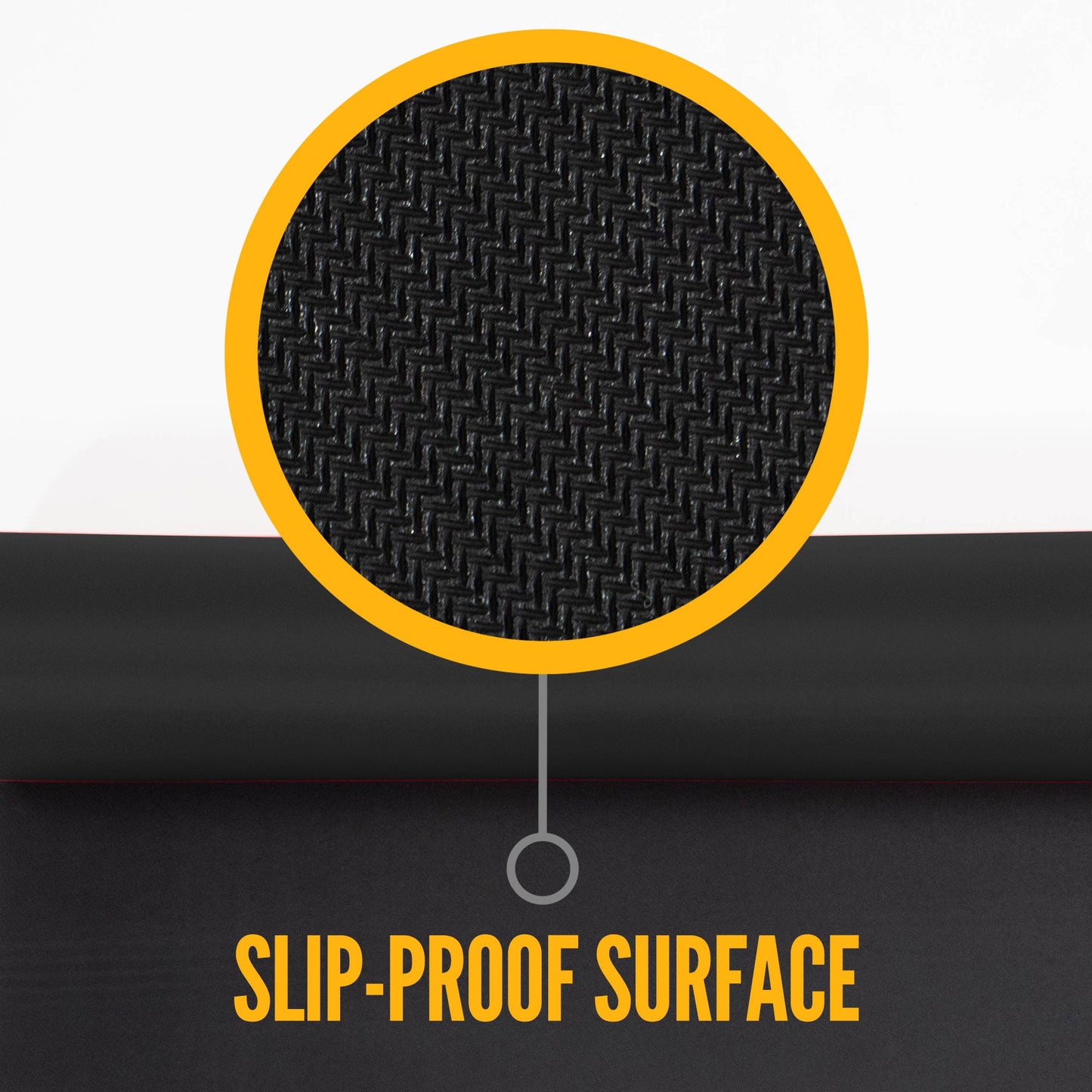 27" x 180' Neoprene Floor Runner - Black