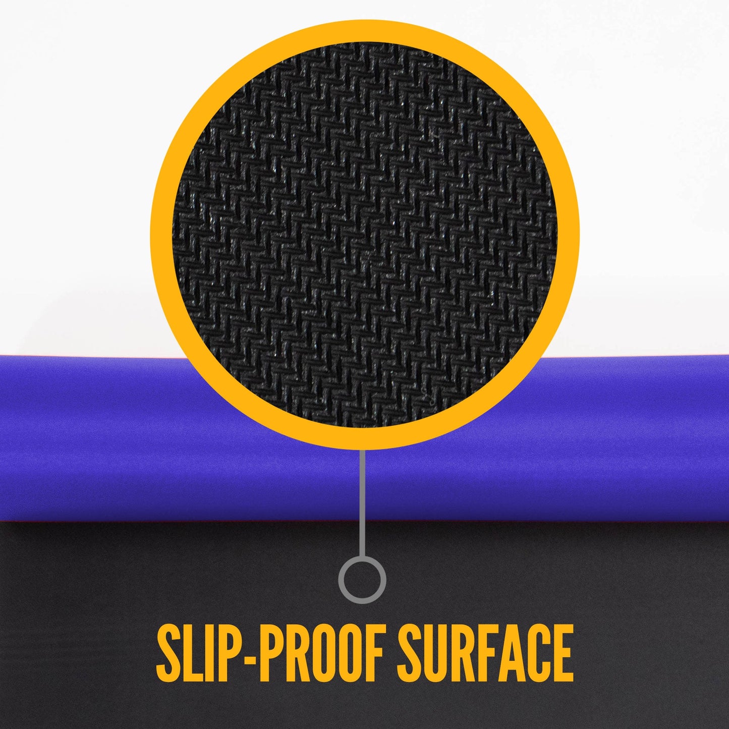 27" x 180' Neoprene Floor Runner - Blue
