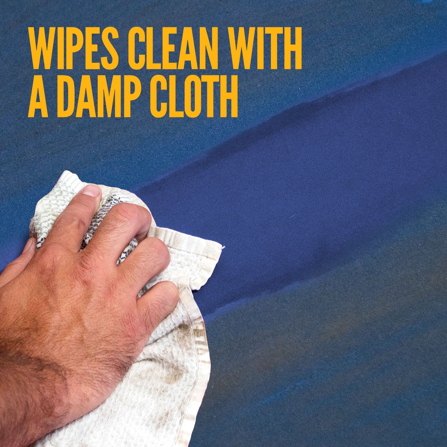 27" x 180' Neoprene Floor Runner - Blue