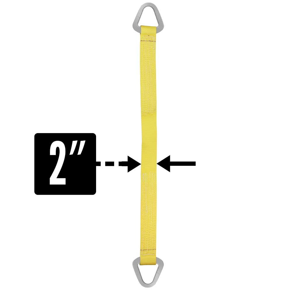 Nylon Lifting Sling - Triangle - 2" x  20' - 1-ply